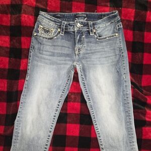 Vigoss Light Blue Straight Leg Jeans